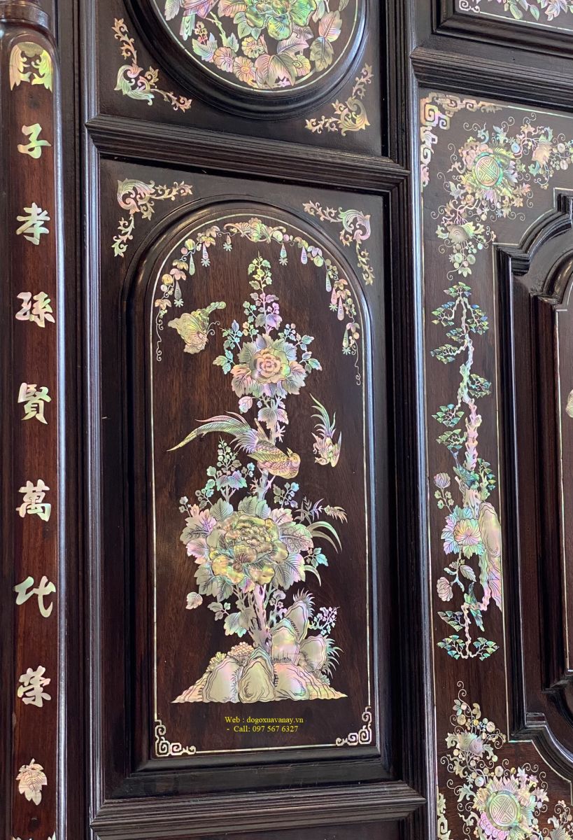 tủ thờ khảm ốc đẹp tại