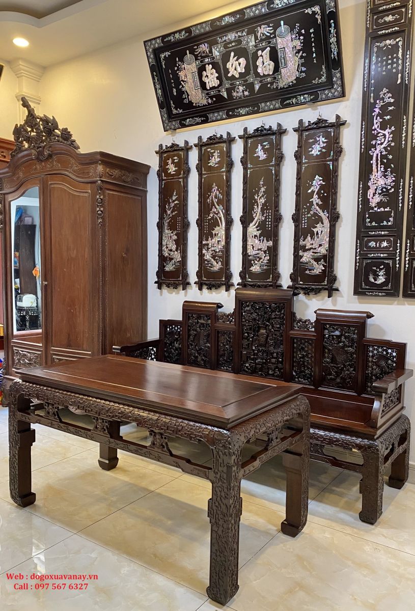 tràng kỷ huế chạm đẹp ở tphcm