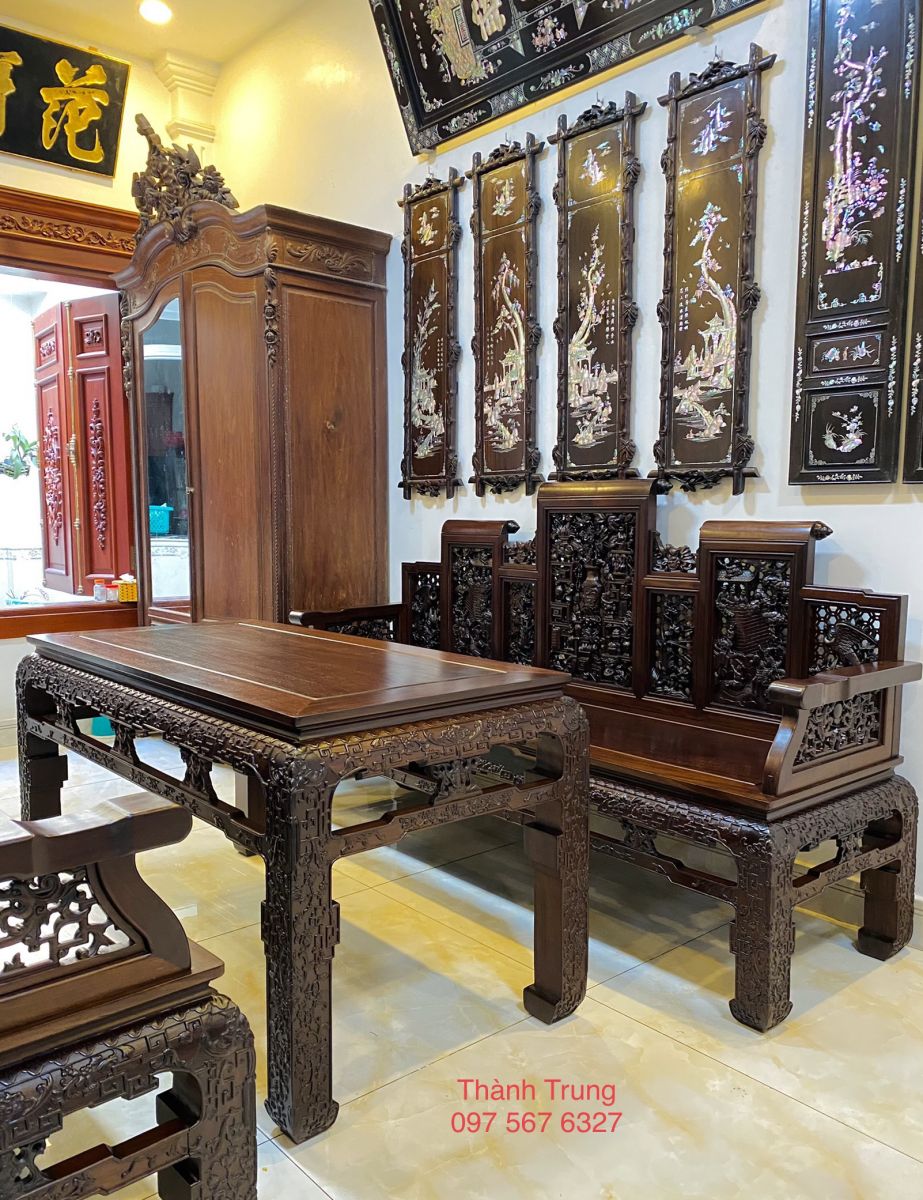 tràng kỷ huế chạm đẹp ở hà nội