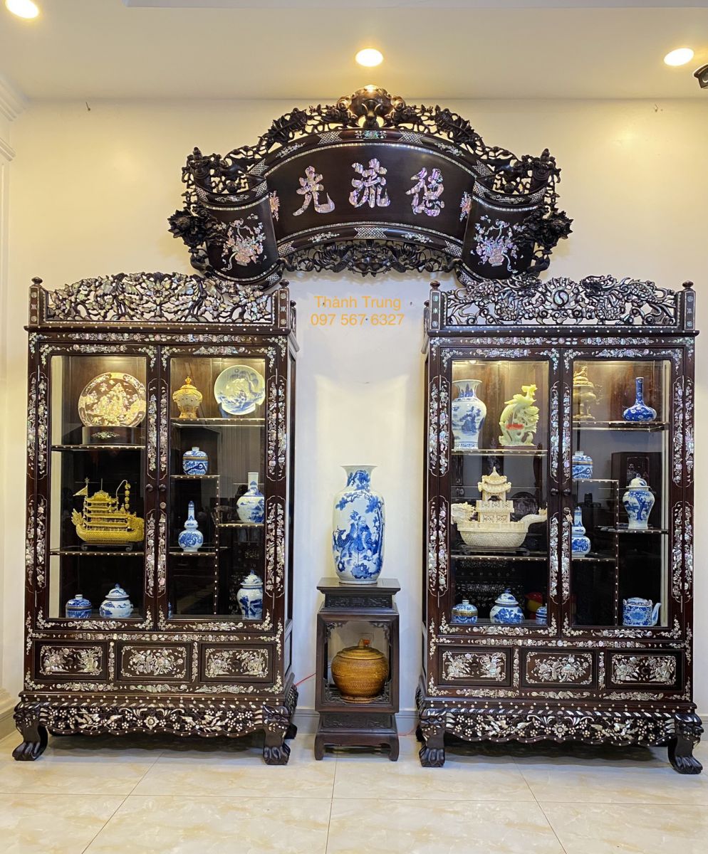 tủ trưng bày nhà cổ