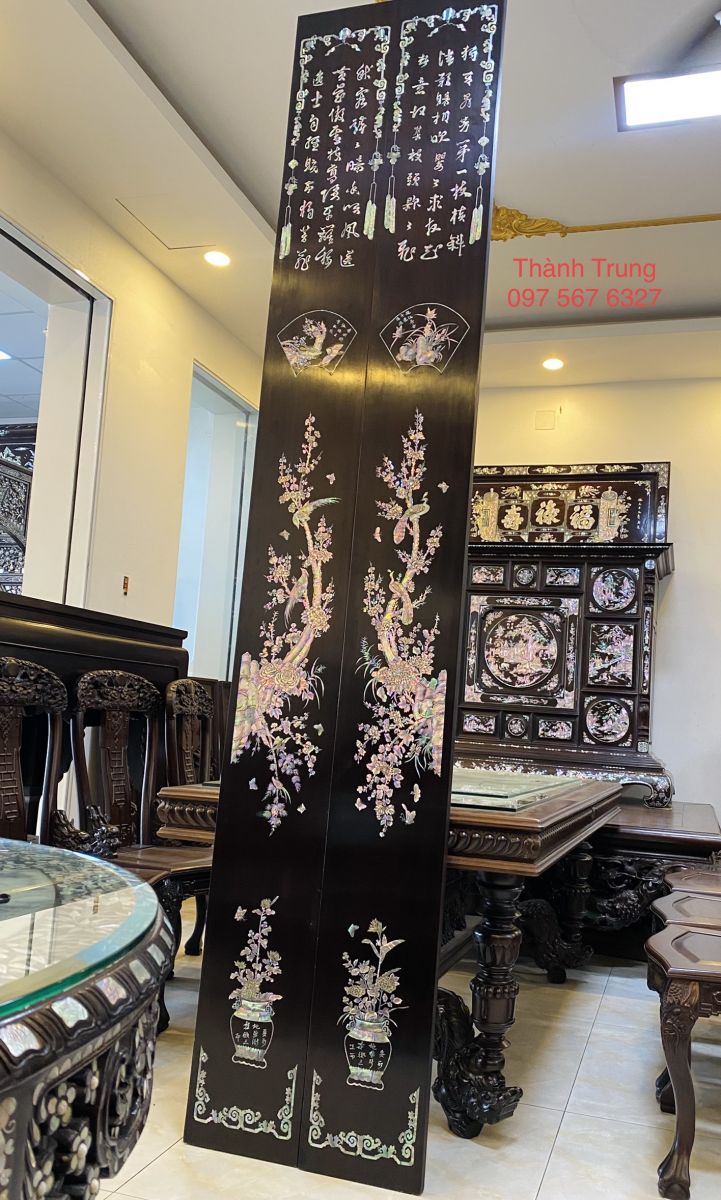 Đôi câu đối treo phòng thờ