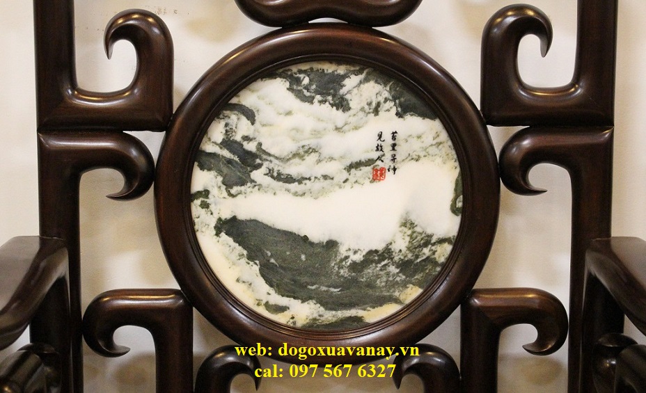 bộ bàn ghế mỏ móc gỗ gụ ta