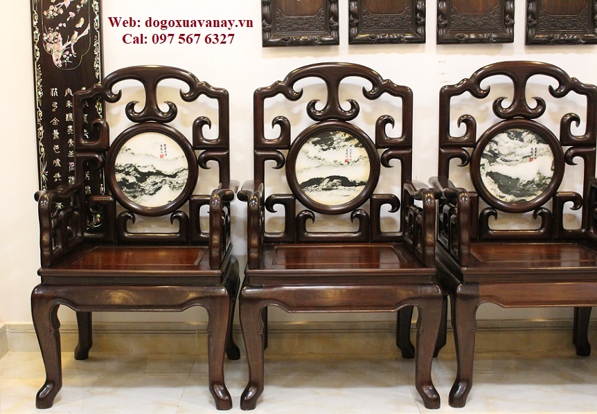 bộ ghế móc gỗ gụ ta ở tphcm