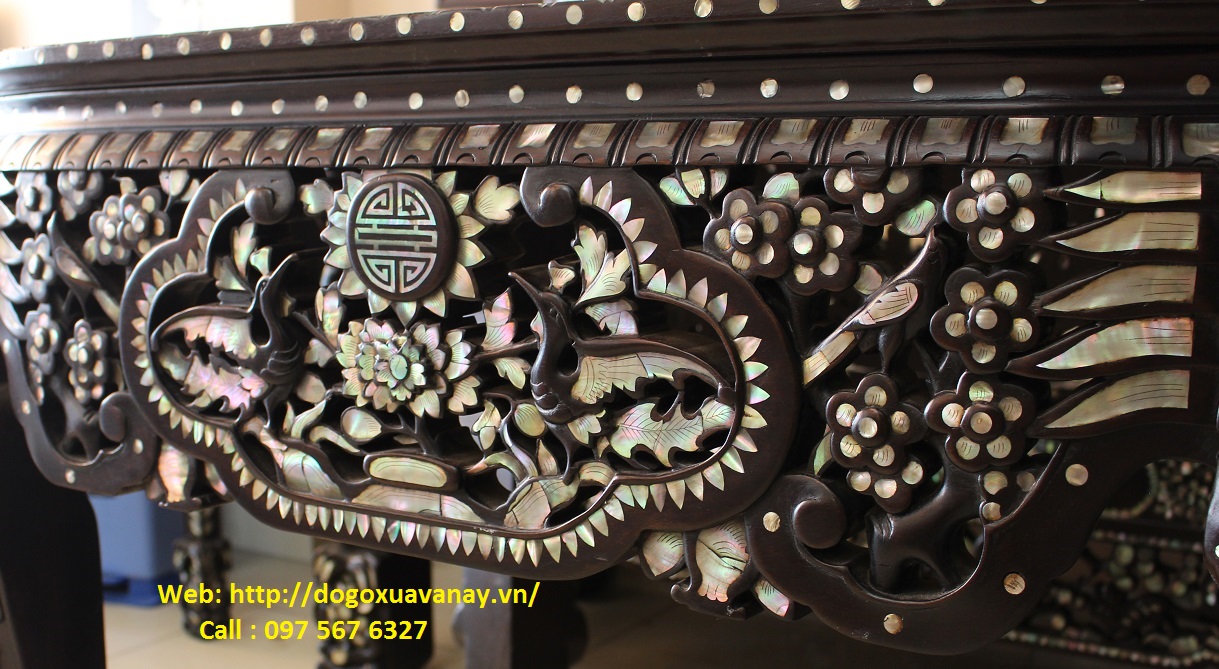 bàn ghế cổ gỗ cẩm