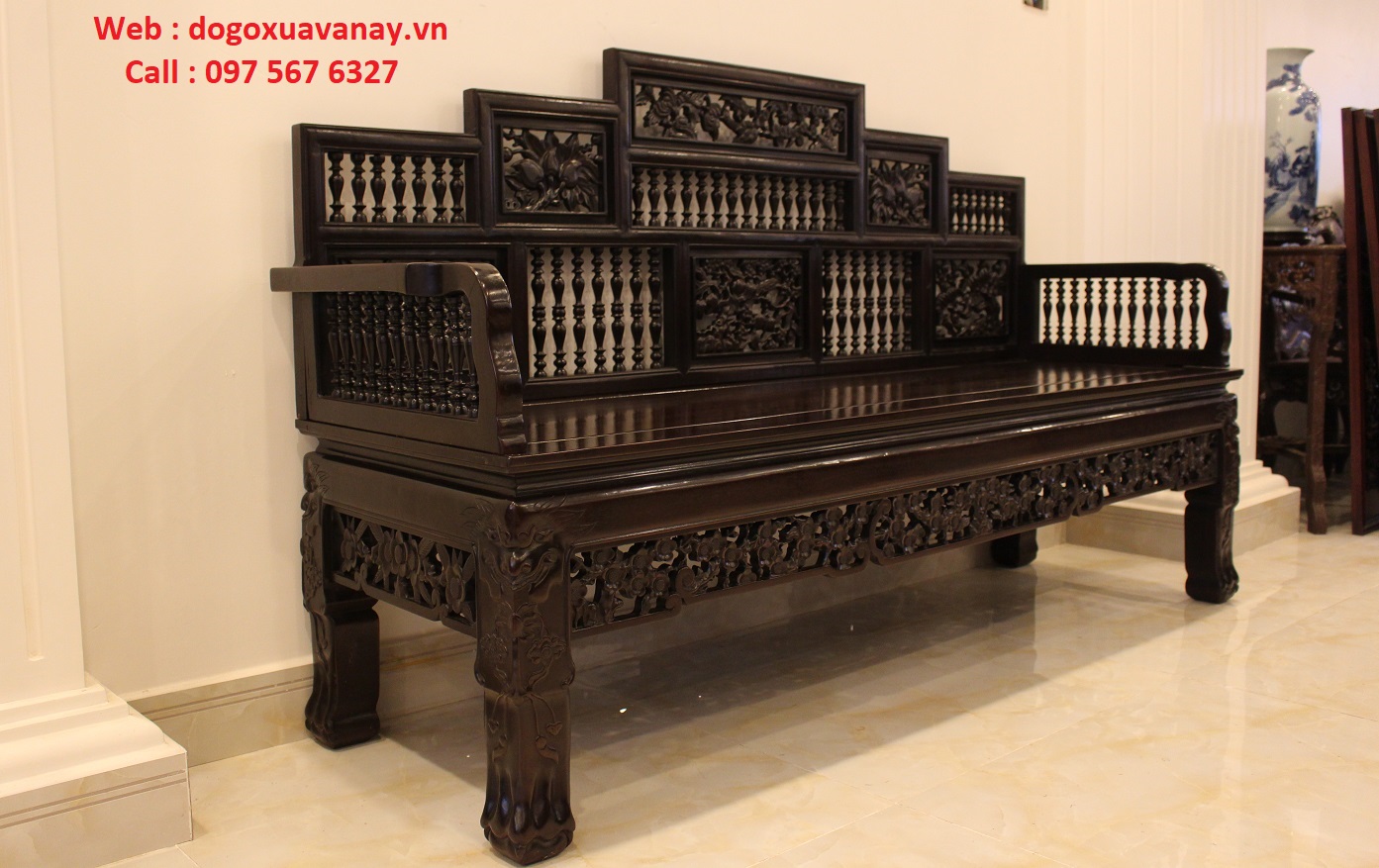 bàn ghế trong nhà cổ huế