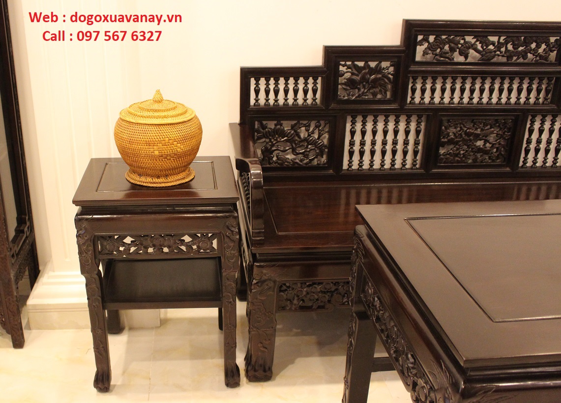 bàn ghế trong nhà cổ bắc bộ