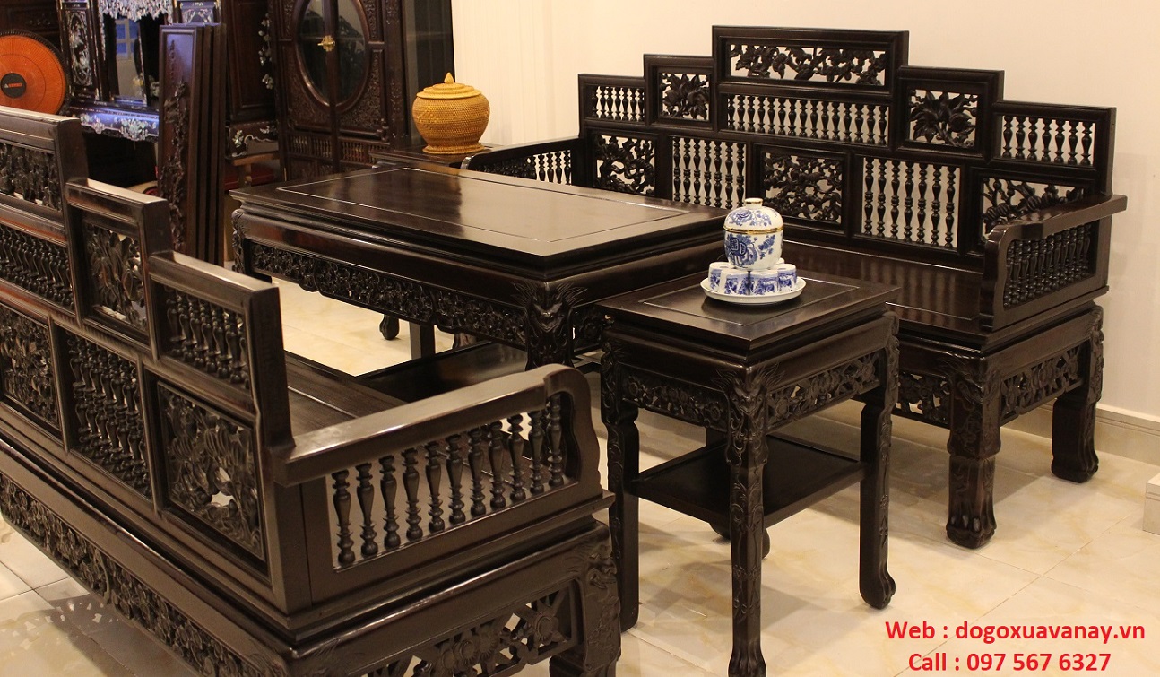 trường kỷ trong nhà cổ nam bộ