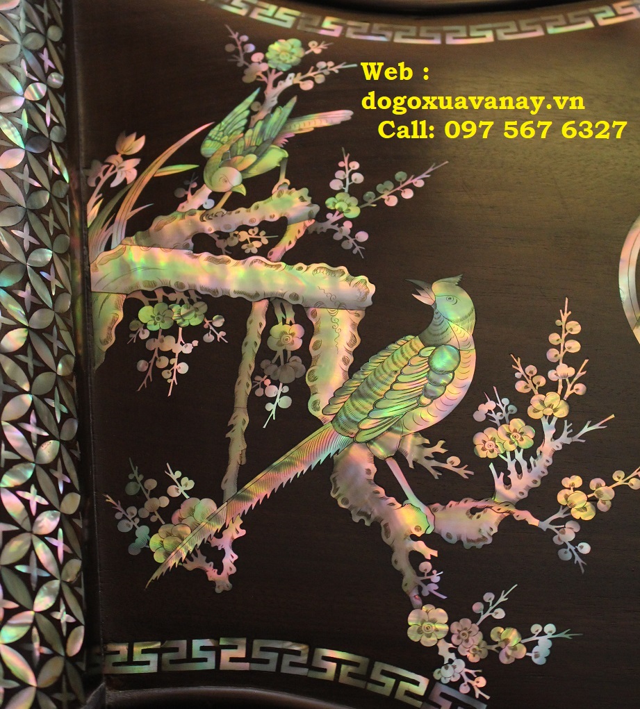 câu đối đại tự khảm ốc