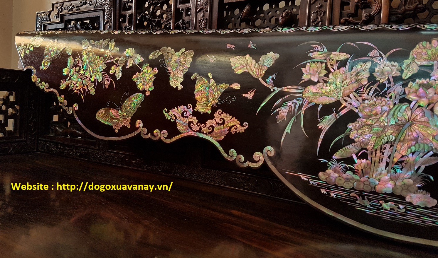sập gụ tủ chè khảm ốc