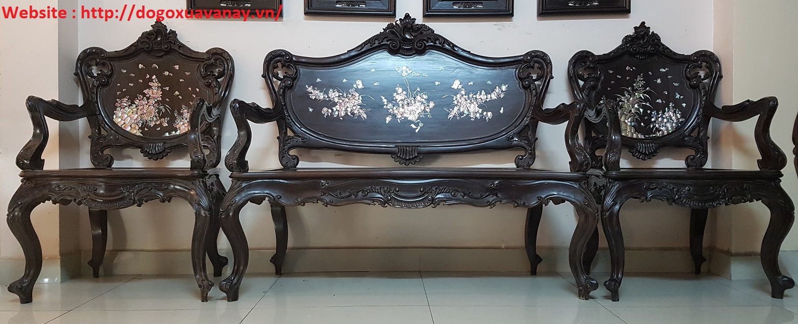 luois gỗ trắc cẩn ốc