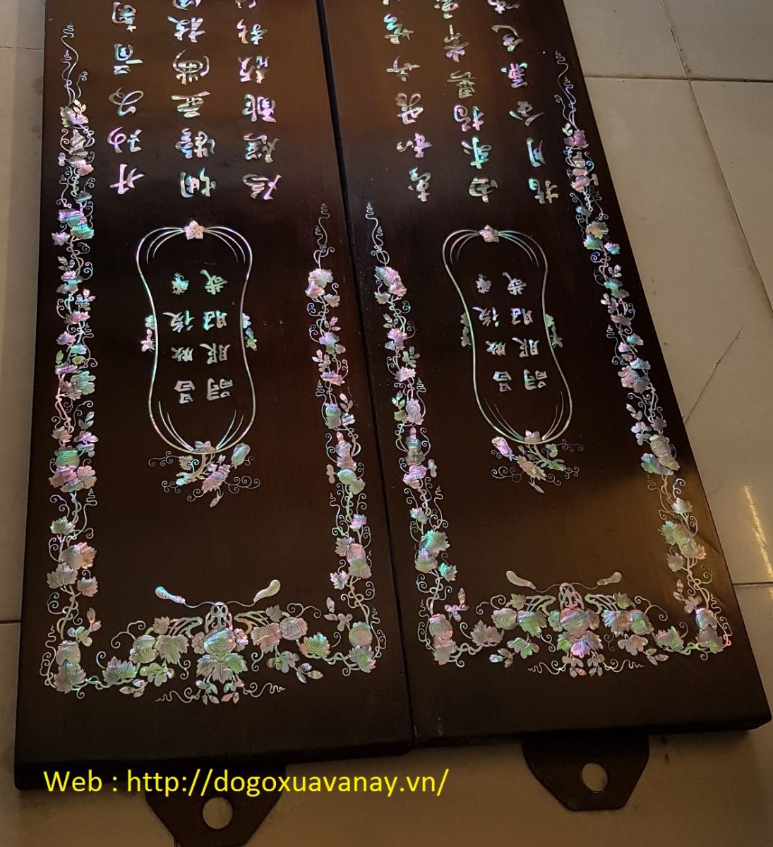 đồ cổ khảm ốc