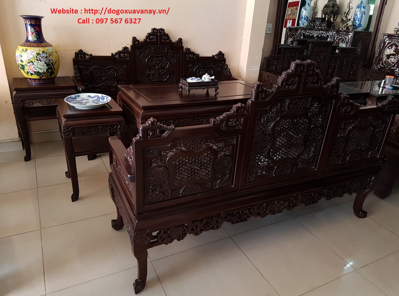 trường kỷ ngũ lân vờn cầu